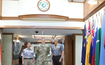 Lt. Gen. Fenton visits Daniel K. Inouye Asia Pacific Center for Security Studies