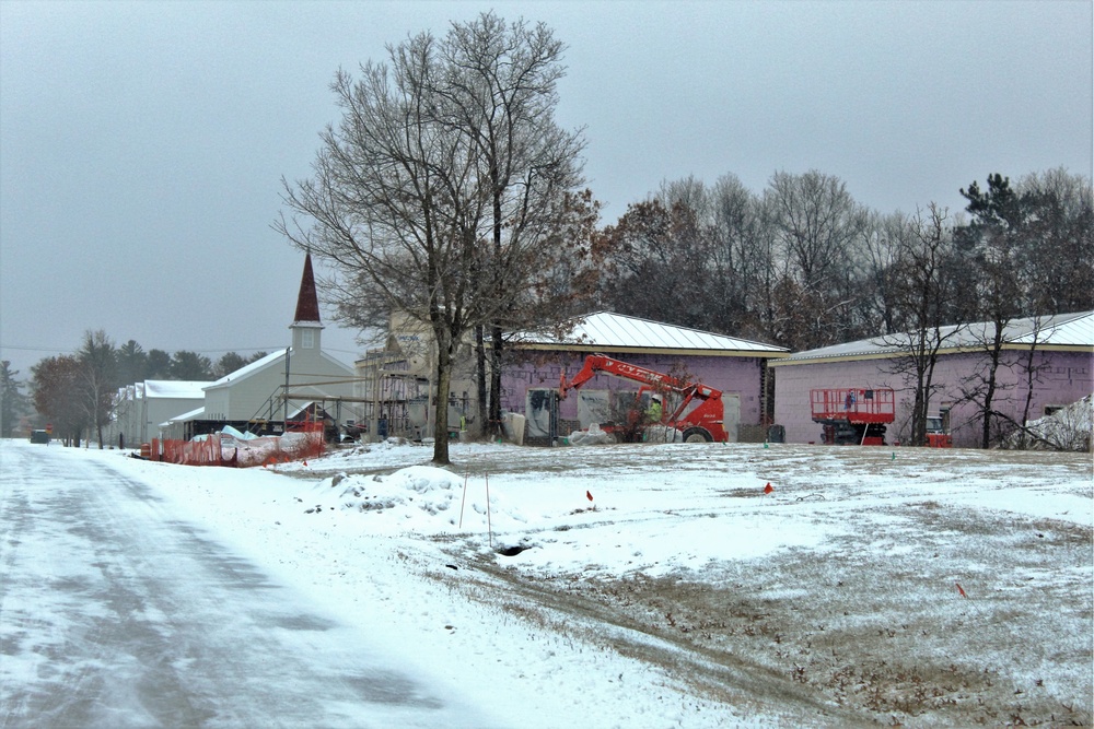 Construction on new Fort McCoy CYS admin, storage building continues