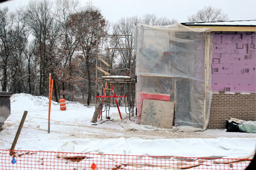 Construction on new Fort McCoy CYS admin, storage building continues