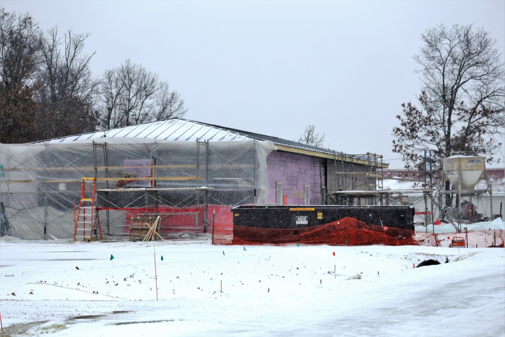 Construction on new Fort McCoy CYS admin, storage building continues