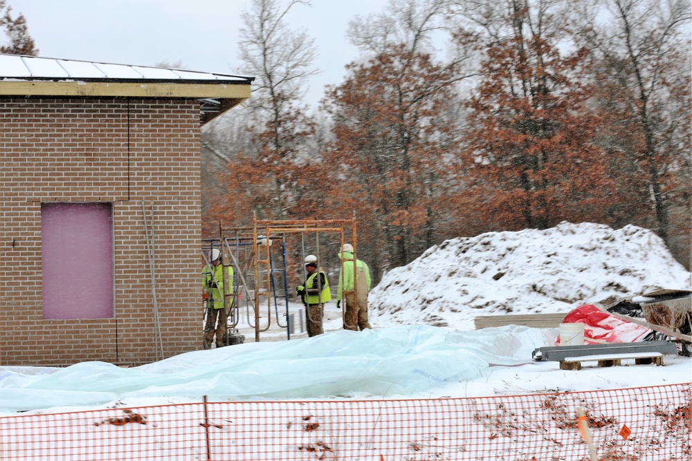 Construction on new Fort McCoy CYS admin, storage building continues