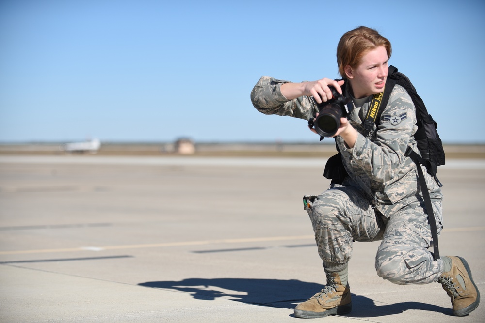 Holiday spirit on the flightline