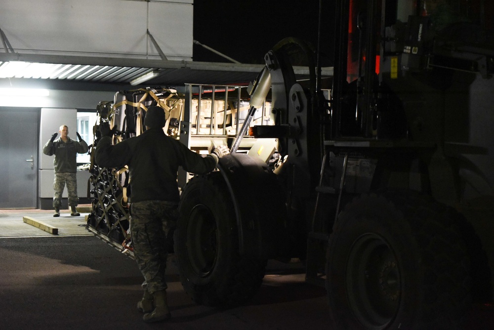 435th AEW provides logistics support for down range Airmen
