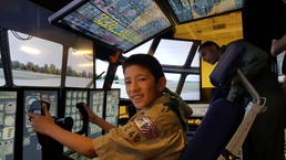 Boy scouts tour Bradley, kick off military dreams