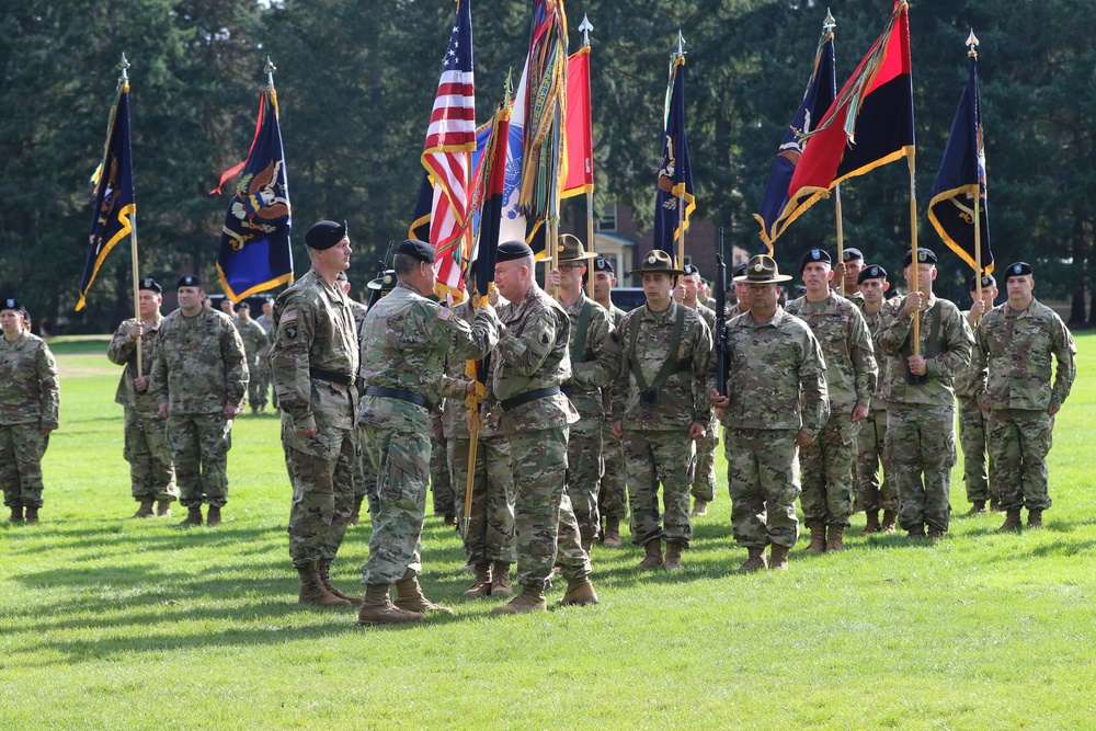 104th Division (Leader Training) Change of Command