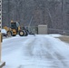 Crews move late-December snow at Fort McCoy