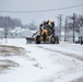 Crews move late-December snow at Fort McCoy