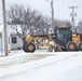 Crews move late-December snow at Fort McCoy