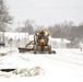 Crews remove late-December snow at Fort McCoy