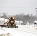 Crews remove late-December snow at Fort McCoy