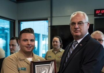NIOC Whidbey Island Sailor Receives AOC Military Award