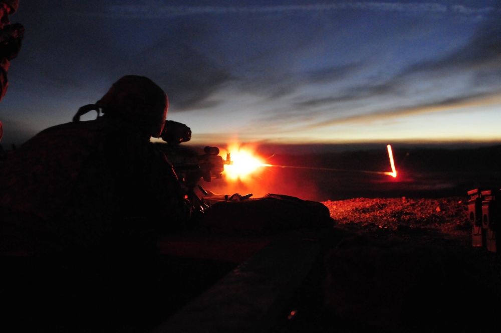 316th ESC fuelers fire crew-served weapons in year-end range training
