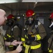 Frank Cable Holds Mass Conflageration Drill