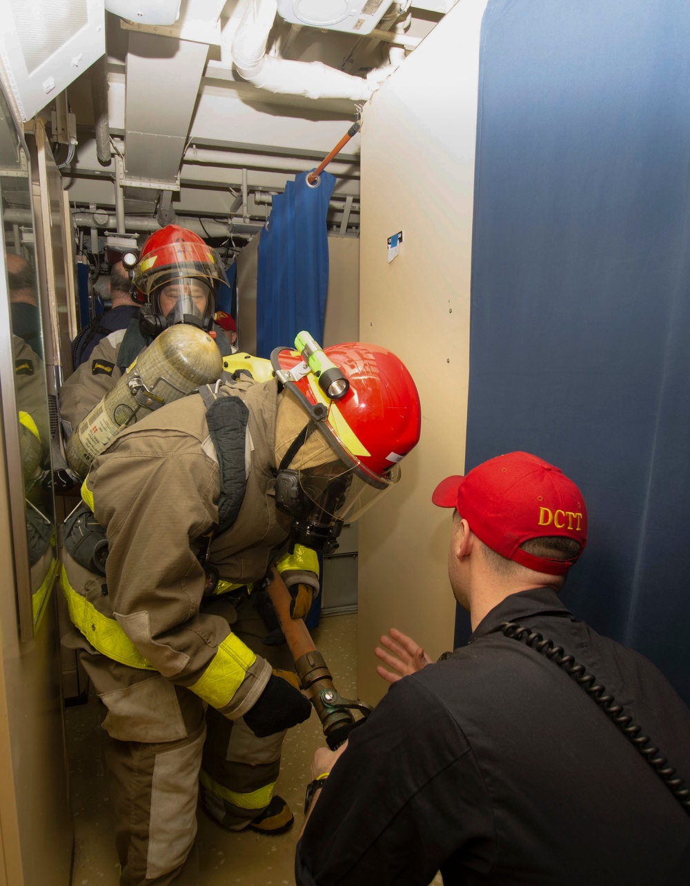 Frank Cable Military Sealift Command Practices Damage Control