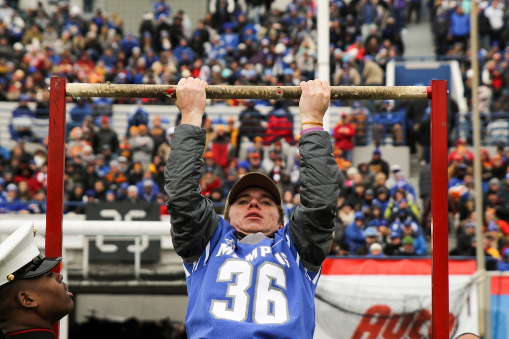 Marines challenge the AutoZone Liberty Bowl