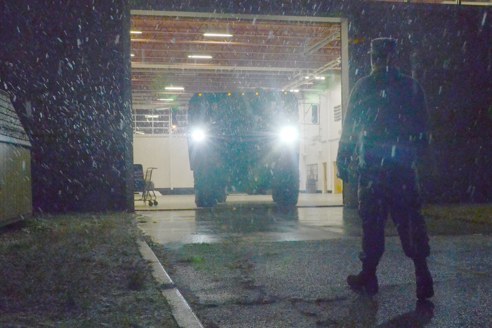 Va. National Guard stages for possible snow response operations