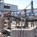MT Empire State visits Underway Replenishment test site for training