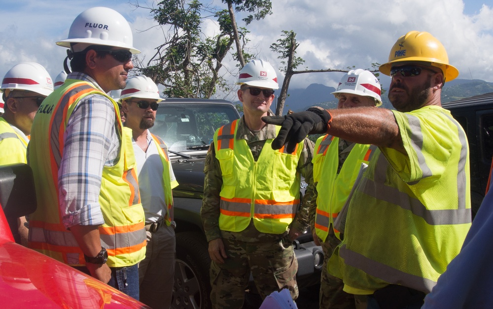 USACE deputy visits Task Force Power in Puerto Rico