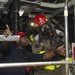 Sailors Conduct Fire Drill at Sea