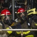 Sailors Conduct Fire Drill at Sea