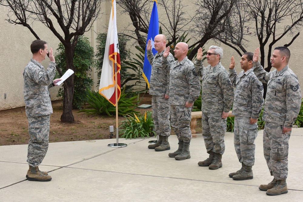 California Air National Guard leaders visit 163d