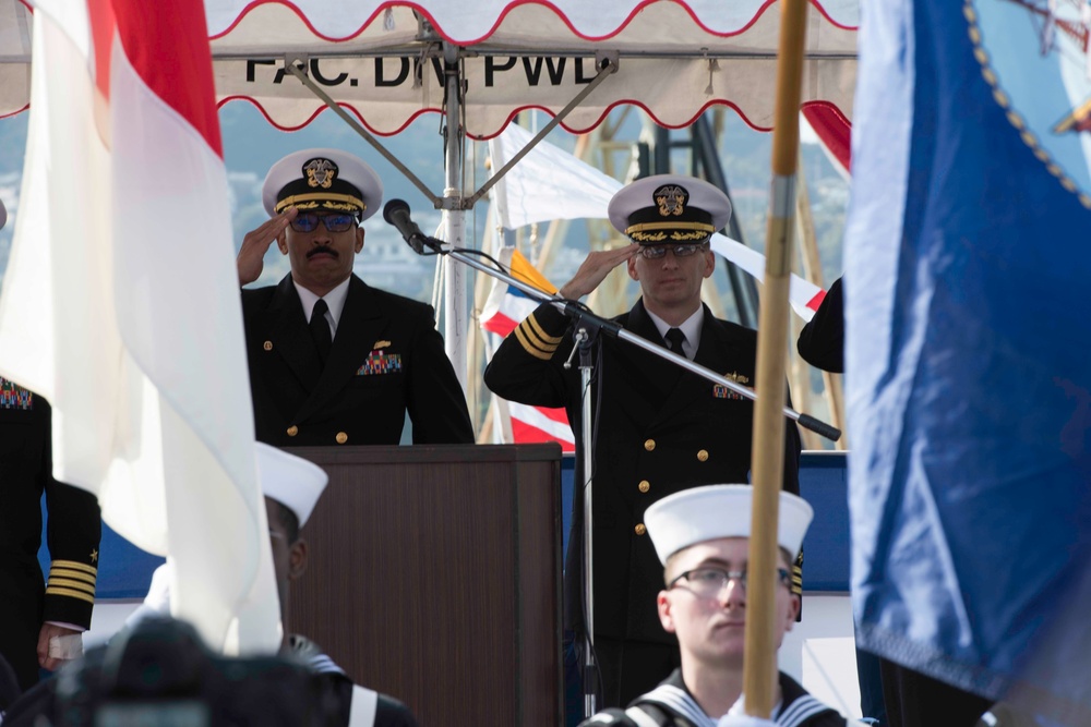 USS Germantown Change of Command
