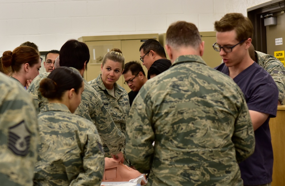 Tactical trauma medicine course reinforces 163d Medical Group’s skills