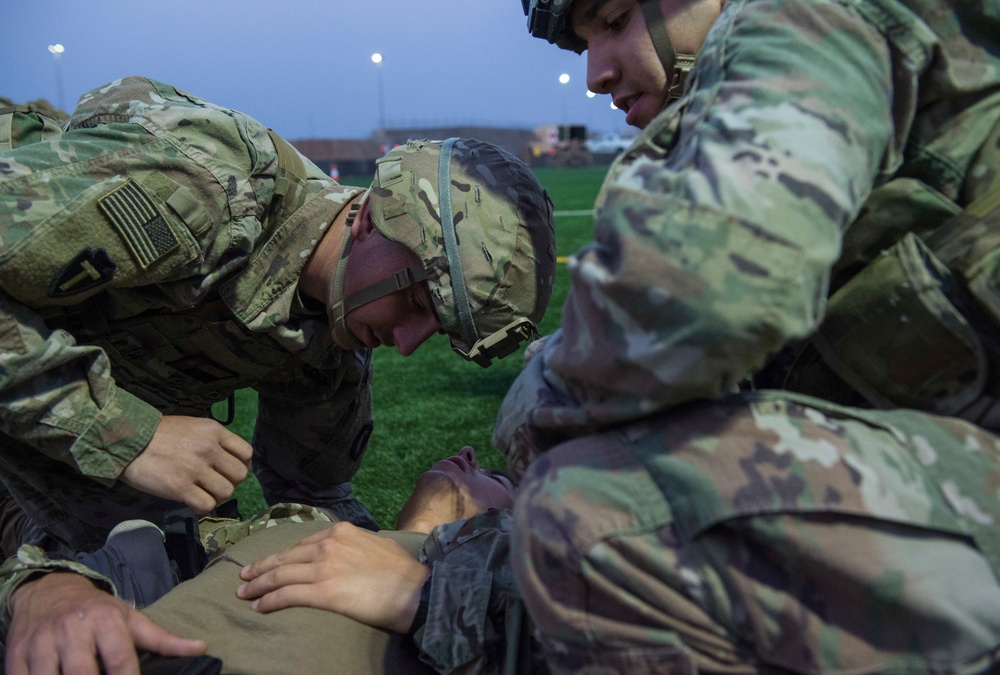 CJTF-HOA Site Security Team conducts medical training