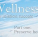 Wellness for mission success