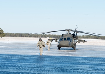 Massachusetts National Guard Provides Emergency Transportation In Wake Of Winter Storm Grayson