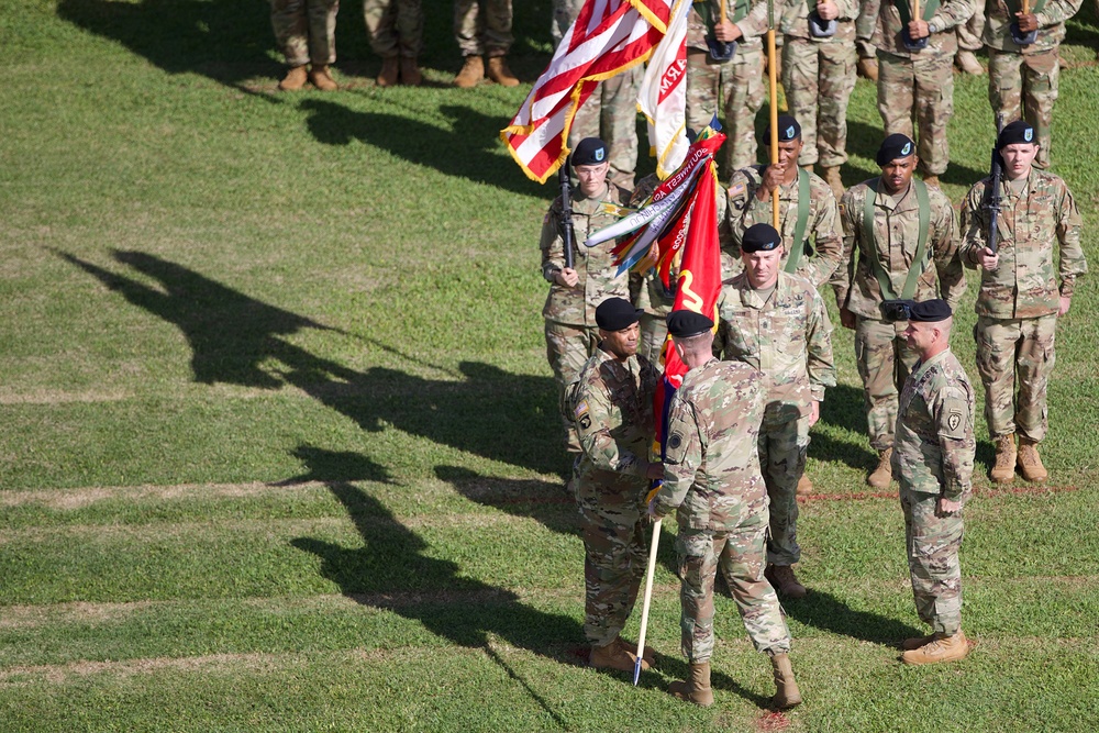 Passing the colors