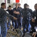 Blue Ridge Sailor gives line handling training