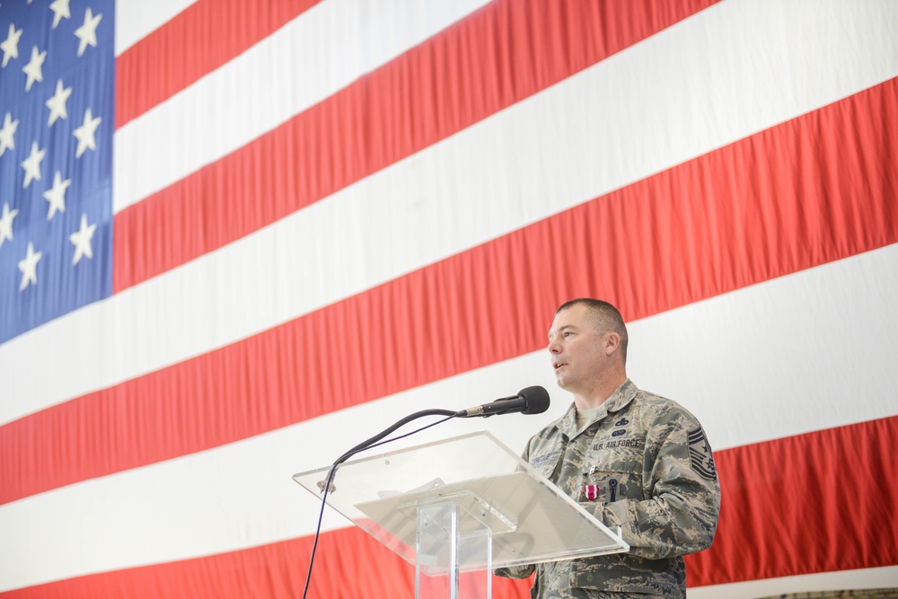 Farewell, Hail to New 147th Attack Wing Command Chief