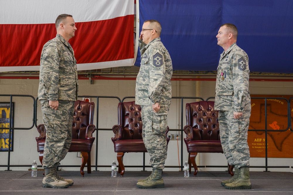 Farewell, Hail to New 147th Attack Wing Command Chief