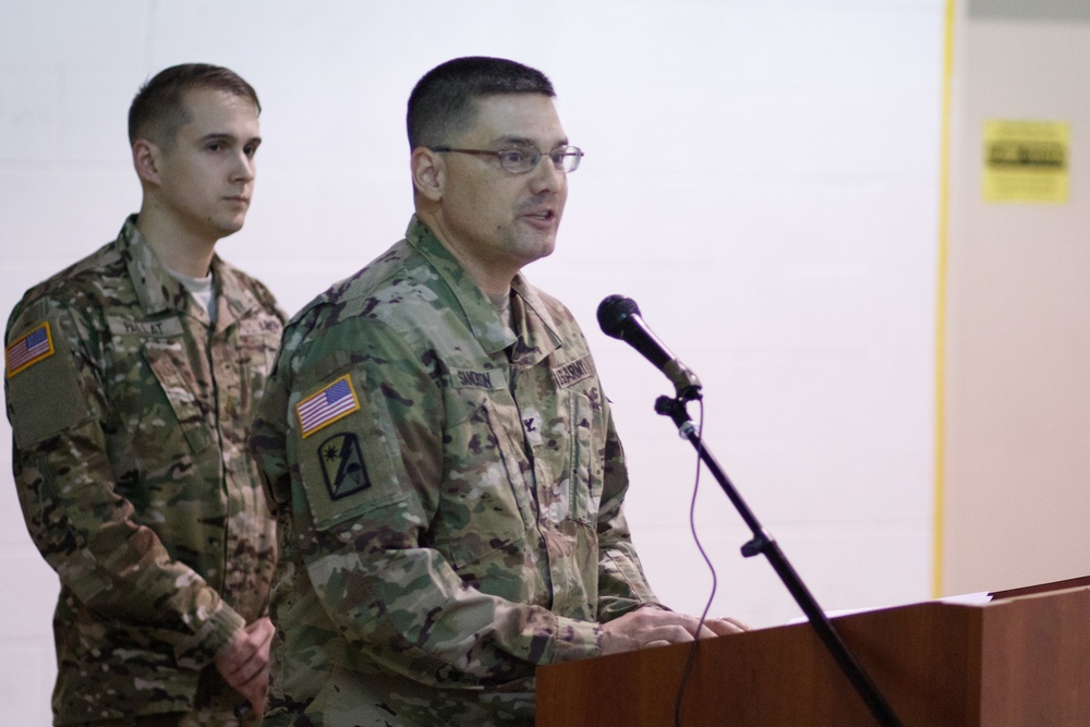 198th RSG HHC Change of Command