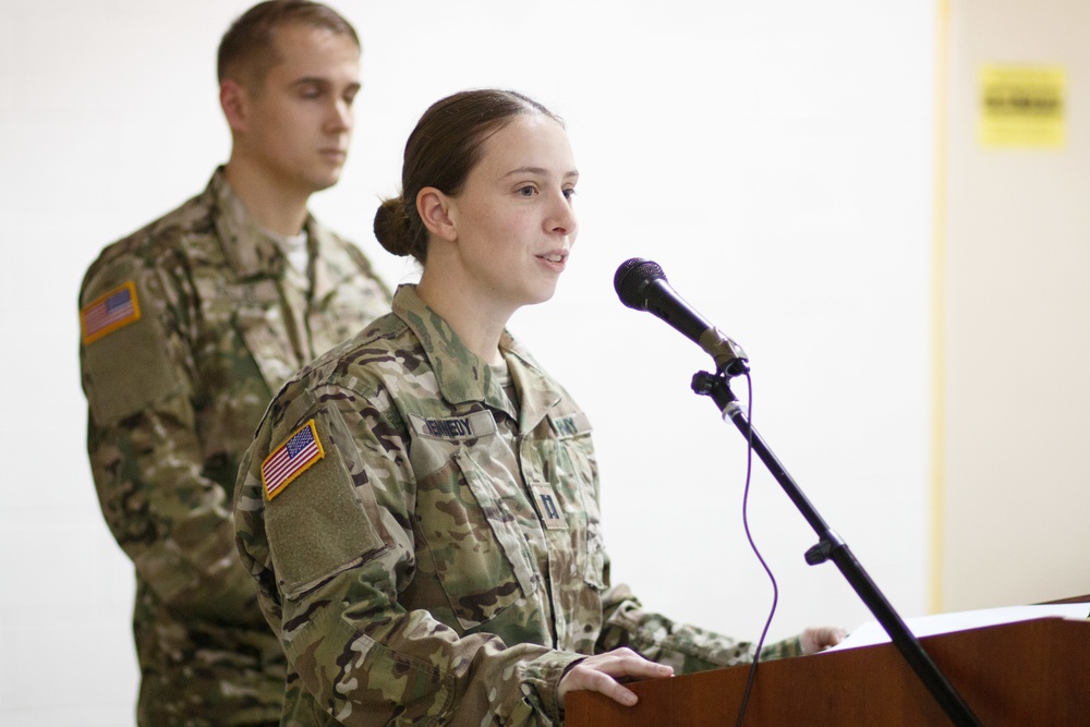 198th RSG HHC Change of Command