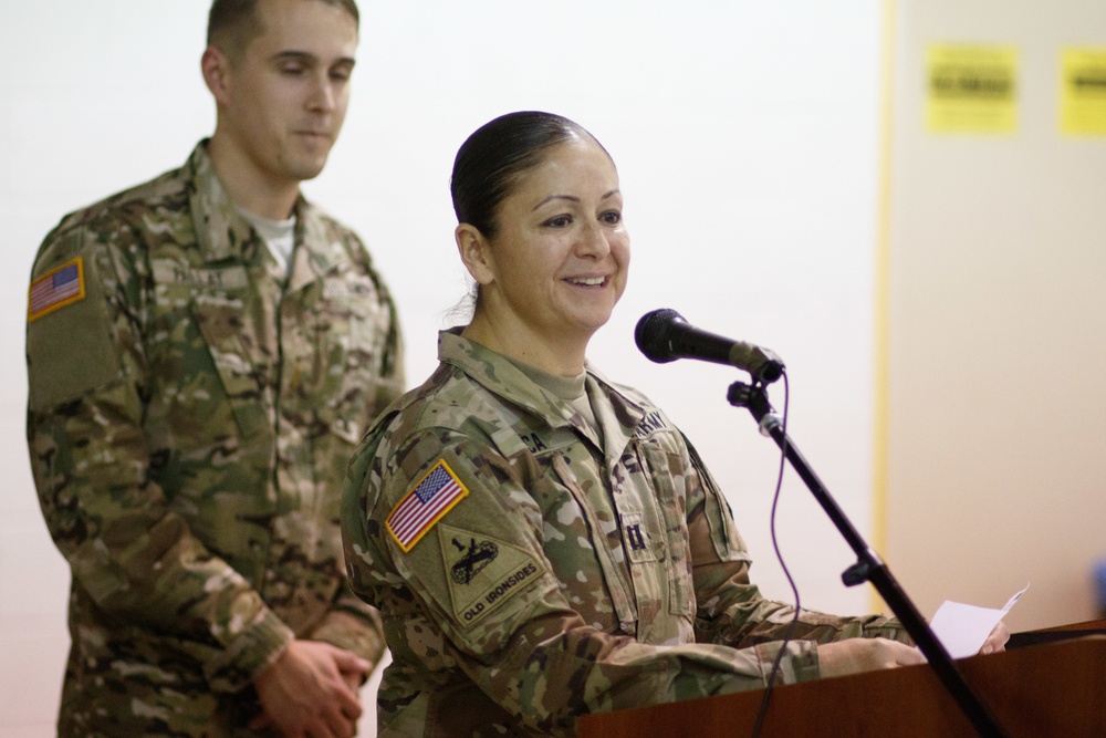 198th RSG HHC Change of Command