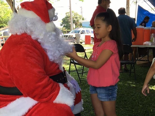 Airman helps spread Christmas joy in Guam’s Merizo village