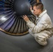 KC-10 engine fan blade inspection