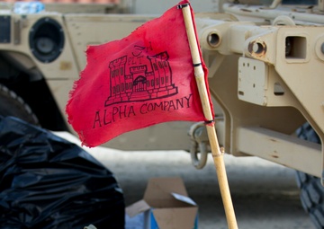 Rucksacks and guidon