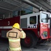 Firefighter exercise 424th Air Base Squadron