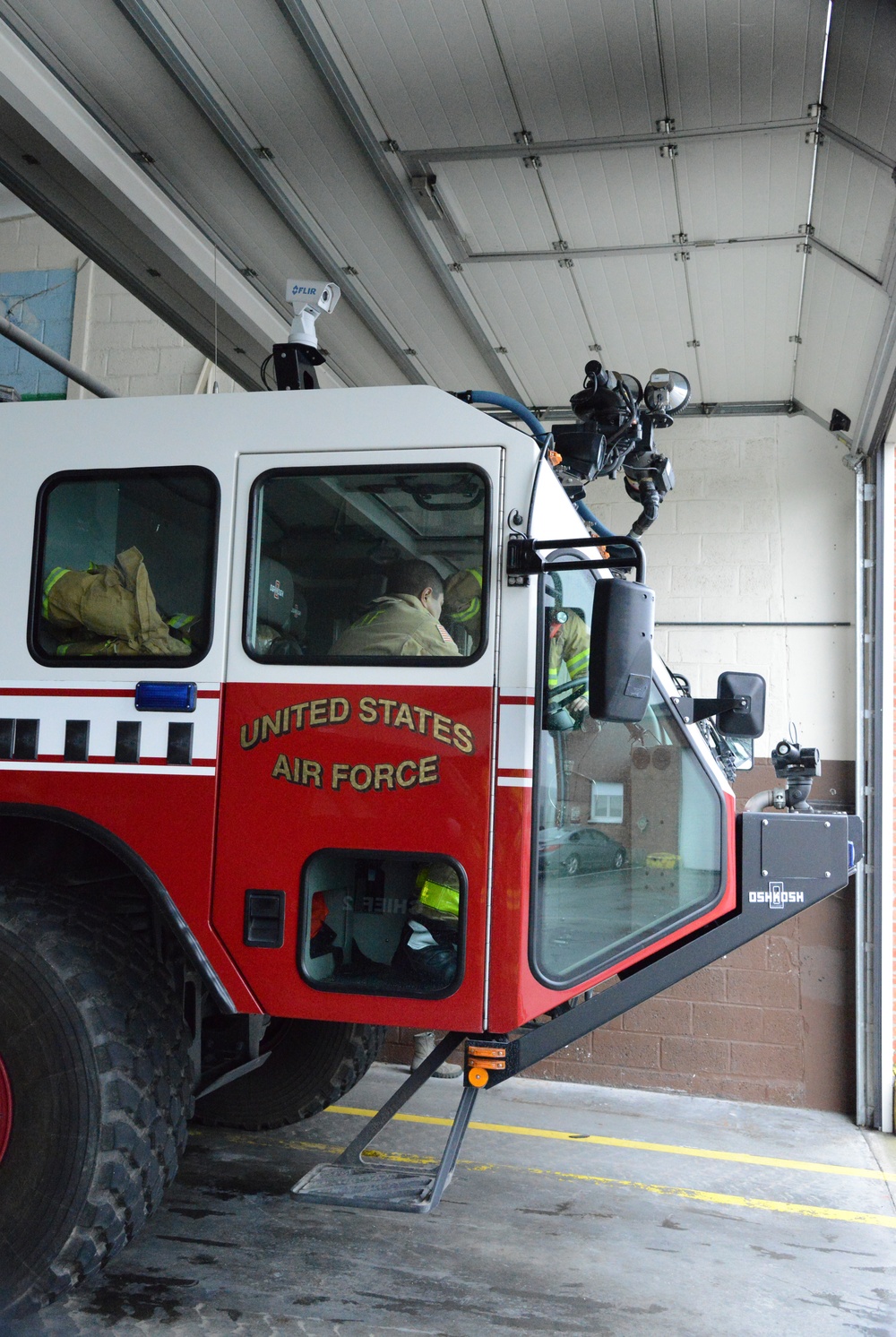 Firefighter exercise 424th Air Base Squadron