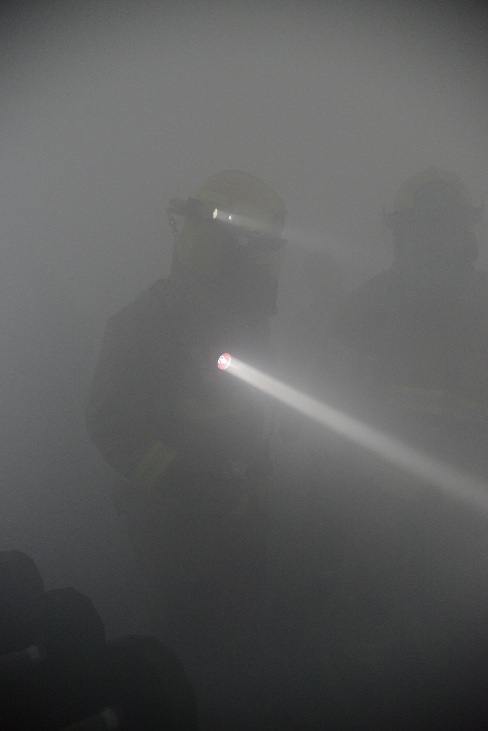 Firefighter exercise 424th Air Base Squadron