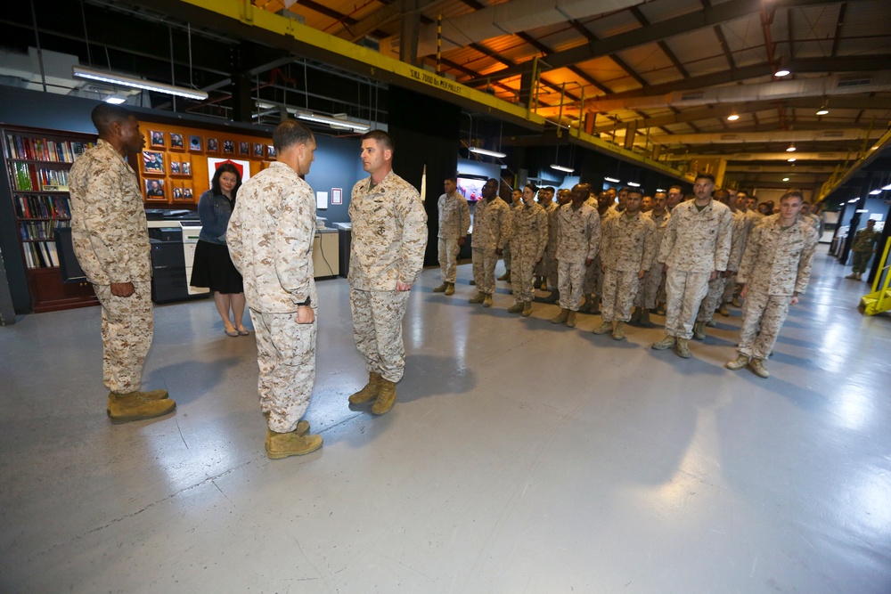 Task Force 51/5th MEB Promotes to Sgt. Maj.