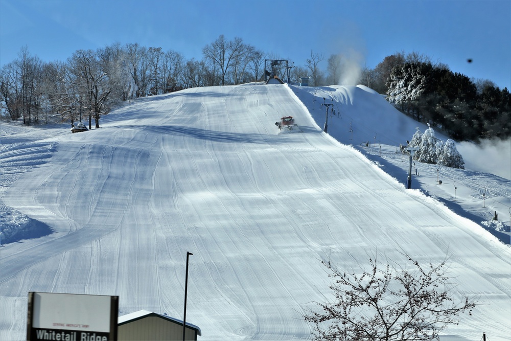 January 2018 operations at Fort McCoy's Whitetail Ridge Ski Area