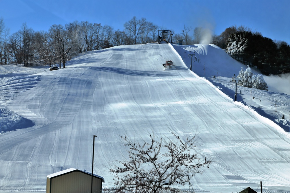 January 2018 operations at Fort McCoy's Whitetail Ridge Ski Area
