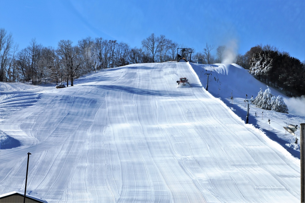 January 2018 operations at Fort McCoy's Whitetail Ridge Ski Area