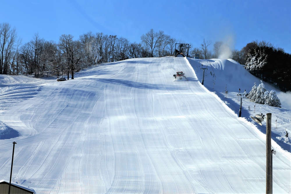 January 2018 operations at Fort McCoy's Whitetail Ridge Ski Area