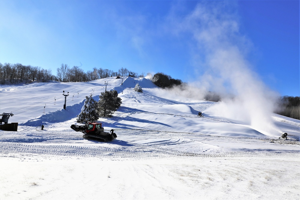 January 2018 operations at Fort McCoy's Whitetail Ridge Ski Area