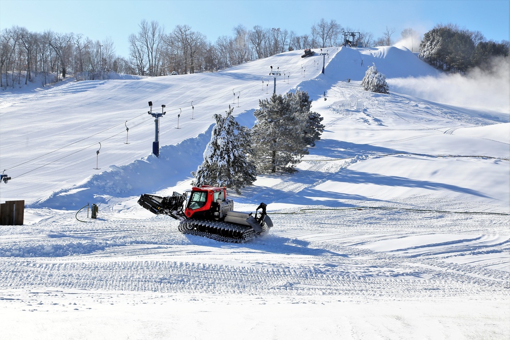 January 2018 operations at Fort McCoy's Whitetail Ridge Ski Area